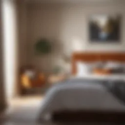 A cozy bedroom with natural light and fresh air circulation