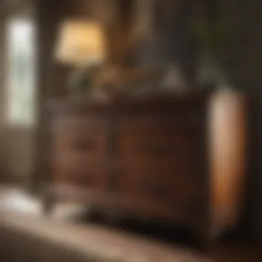 Vintage-inspired dresser showcasing unique craftsmanship