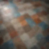 Different types of bathroom tiles showcasing material variety