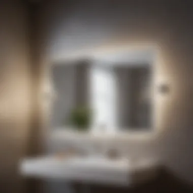Elegant Articulating Bathroom Mirror with LED Lighting Elegant articulating bathroom mirror with LED lighting