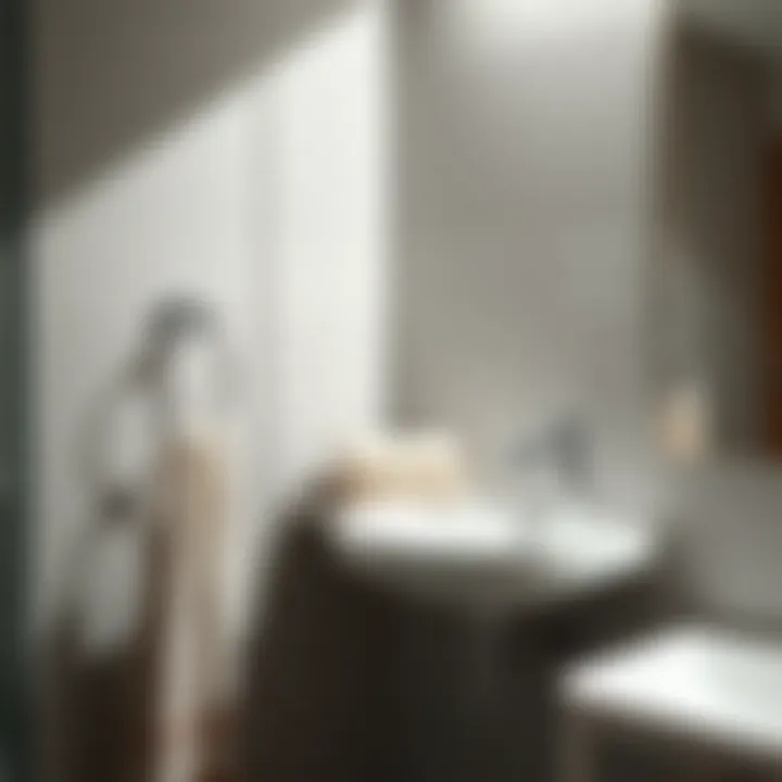 Installation Guide for Towel Holder with Shelf Installation tips illustrated for towel holder with shelf