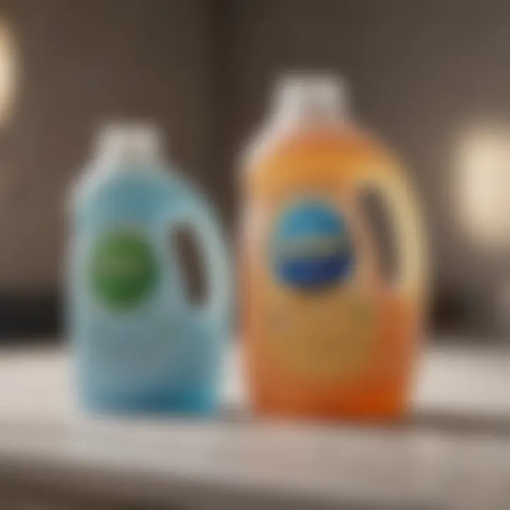 Comparison chart of top natural laundry detergent brands