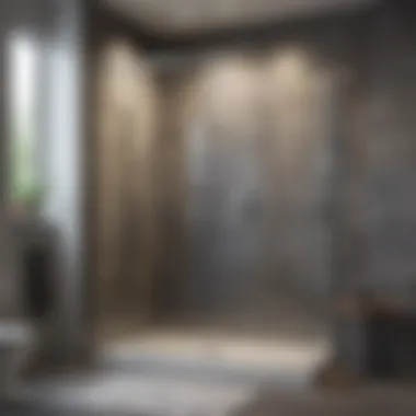 Contemporary Glass Door Shower Stall Modern shower stall with glass doors
