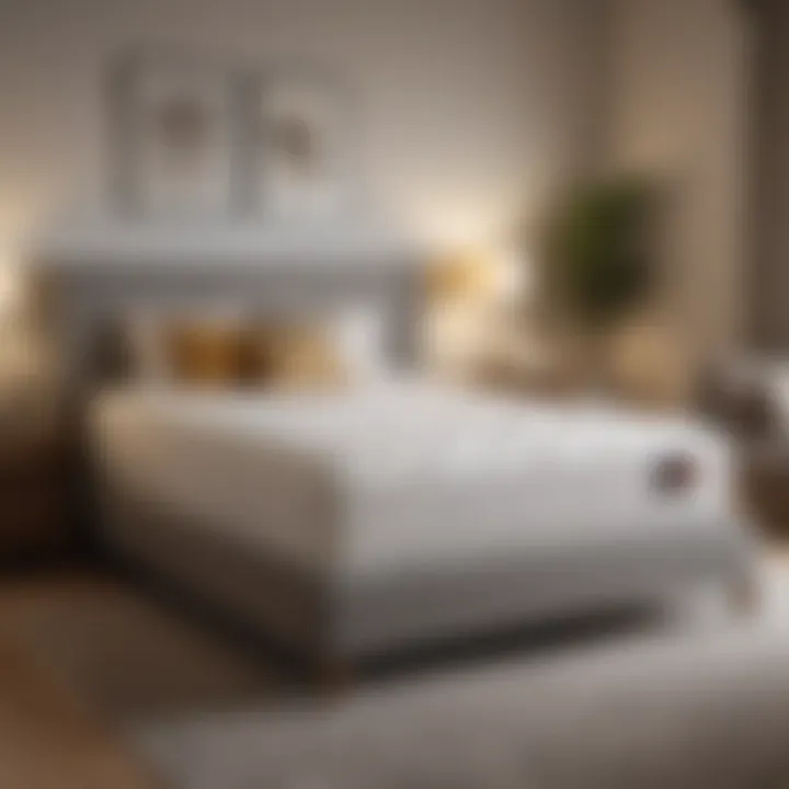 Graph depicting comfort and support ratings for Innocor and Novaform mattresses.