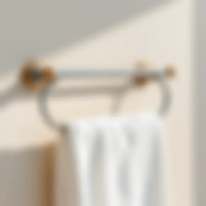 Functional Towel Bar Set Aesthetics Functional towel bar set enhancing bathroom aesthetics