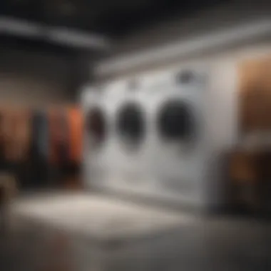 Exploring Various Drying Methods for Garments A visually appealing display of different drying methods, including air drying and tumble drying.