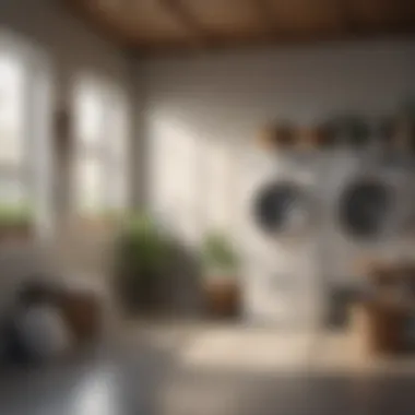 Eco-Friendly Practices for Sustainable Laundry An eco-friendly laundry setup featuring biodegradable detergents and energy-efficient equipment.