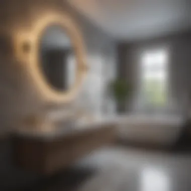 Elegant Bathroom Design Elegant bathroom design showcasing modern fixtures and aesthetics