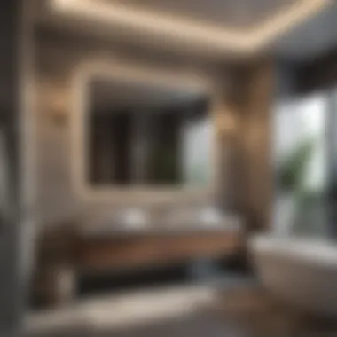 Modern Guest Bathroom Design Inspiration Elegant bathroom design with modern fixtures