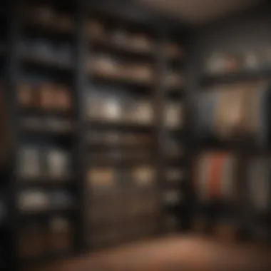 Diverse Materials to Consider for Your Closet Project Selection of materials for a DIY closet including wood, metal, and fabric