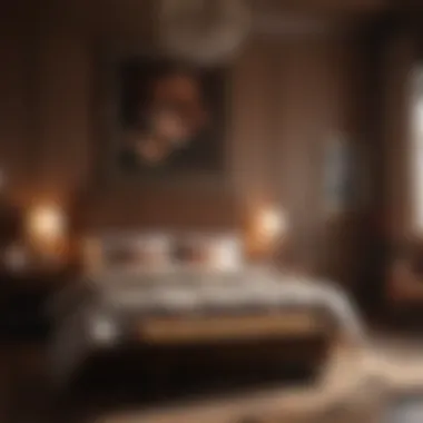 Personal Touches Reflecting Individuality Personal touches that reflect individuality in a brown bedroom
