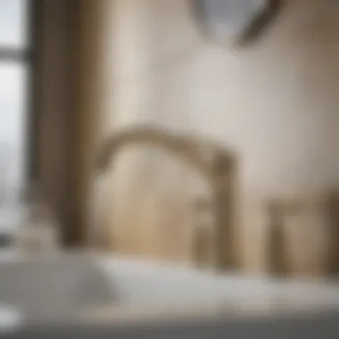 Modern Aesthetics of Delta Bowery Faucet Elegant Delta Bowery bathroom faucet showcasing modern design