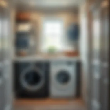 Smart Storage Solutions for Laundry Innovative storage solutions in a laundry space for optimized organization
