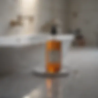 Sustainable Cleaning Alternatives Eco-friendly cleaning agents on display