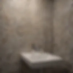 Variety of bathroom tiles showcasing different materials and textures
