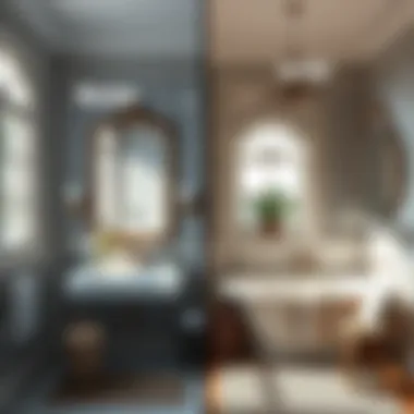 Impact of Renovation on Bathroom Spaces Before and after comparison of a bathroom renovation