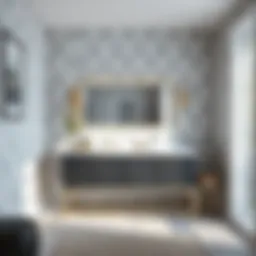 Stylish 48-inch bathroom vanity combo showcasing modern design elements