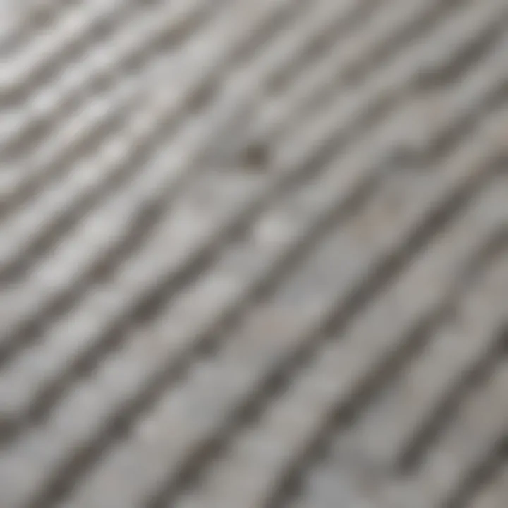 Close-up of basketweave marble tile texture