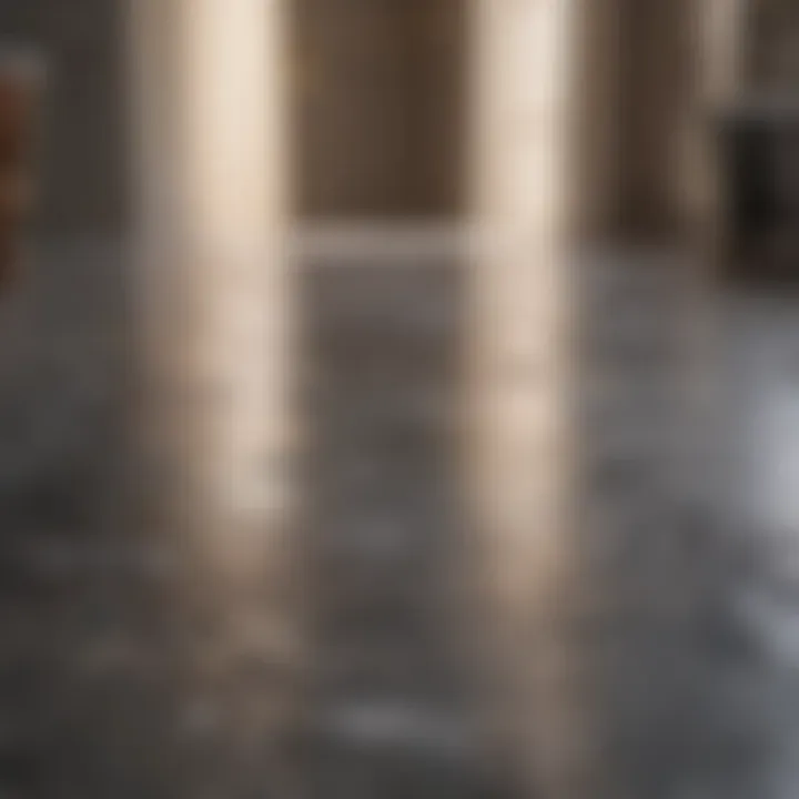Stylish stone flooring that enhances ambiance