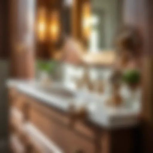 Elegant bathroom vanity drawer hardware showcasing diverse styles and finishes