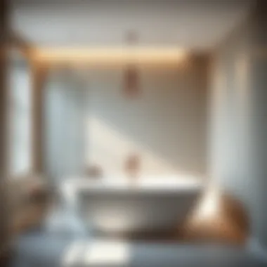 Sophisticated Bathtub Shower Combo Elegant bathtub shower combo with modern design