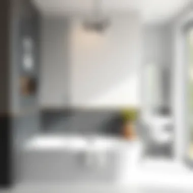 Compact Bathtub Shower Solutions Space-saving bathtub shower combo in a compact bathroom