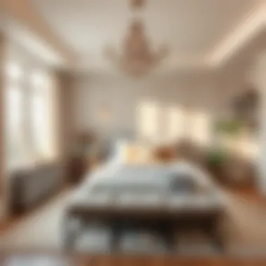 Contemporary Neutral Palette Contemporary bedroom showcasing a neutral palette