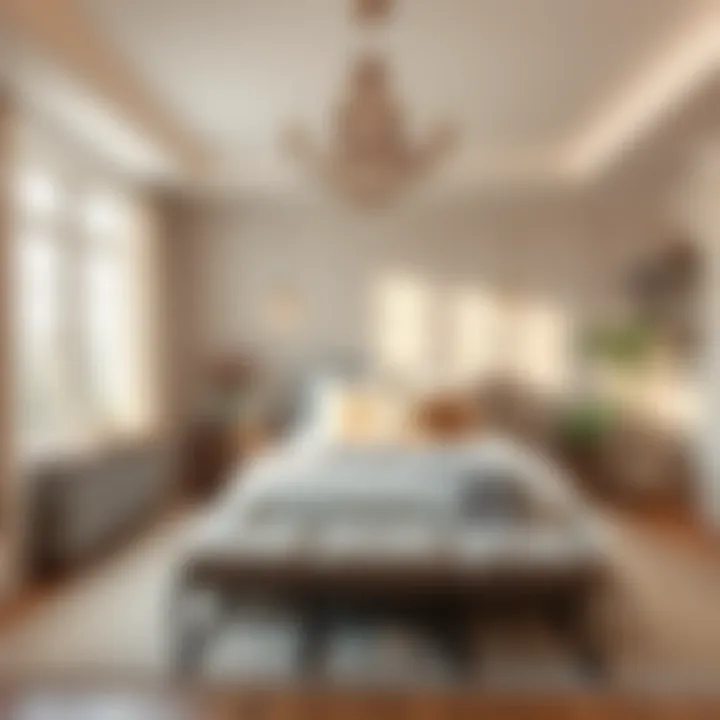 Contemporary Neutral Palette Contemporary bedroom showcasing a neutral palette