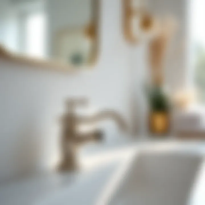 Aesthetic Impact of Kohler Faucet Aesthetic impact of a Kohler faucet in a modern bathroom