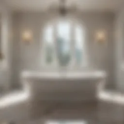 Luxurious jetted bathtub design