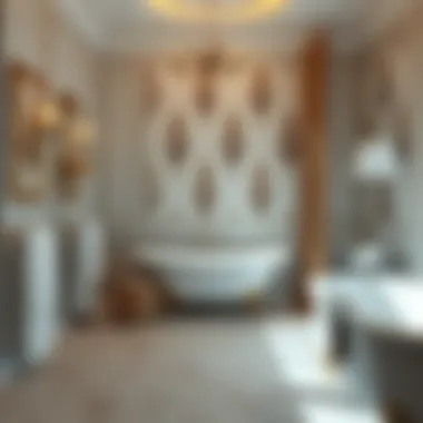 Stylish Bathroom with Heater Elegant bathroom showcasing a stylish heater