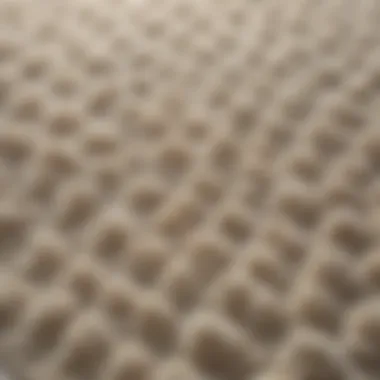 Close-up of the soft texture and quality materials of a Grund bath rug