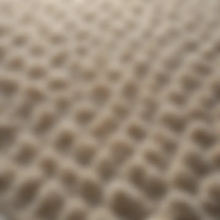 Close-up of the soft texture and quality materials of a Grund bath rug