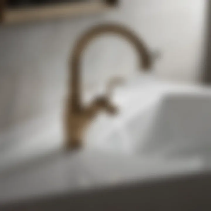 Installation of a Kohler faucet