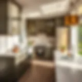 Elegant kitchen design showcasing modern fixtures and cabinetry