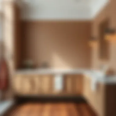 Color Palette Inspiration for Wood Vanities Color palette options for wood bath vanities in modern design