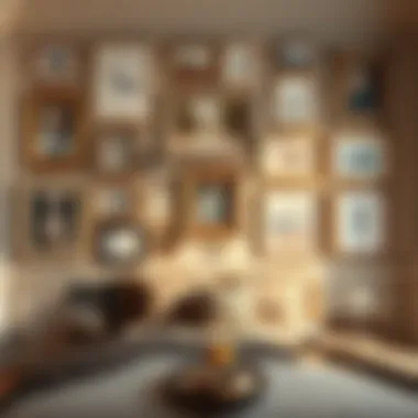 Contemporary Gallery Wall with Diverse Frames Contemporary gallery wall with diverse frames