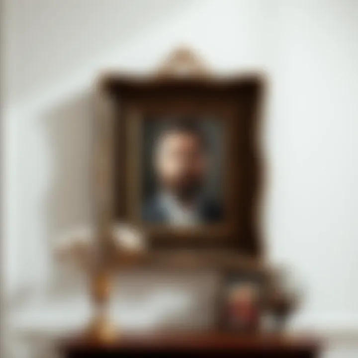 Vintage-Inspired Ornate Picture Frame Display Vintage-inspired ornate picture frame display