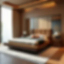 Elegant Porto Wenge platform bed showcasing modern design