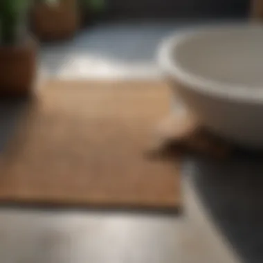 Sustainability in Rattan Sourcing Eco-friendly labels on rattan bathroom mats