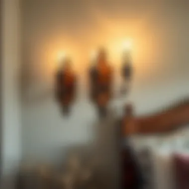 Elegant Wall Sconces in Rustic Style Wall sconces that blend with rustic interior design