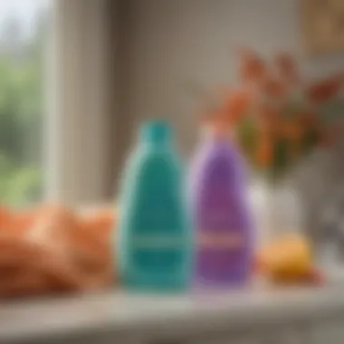 A comparison chart illustrating Scentsy Laundry Detergent against traditional brands.