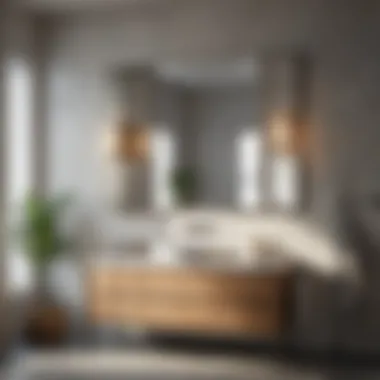Modern Aesthetics of the Avery Vanity Elegant Avery bathroom vanity showcasing modern design.