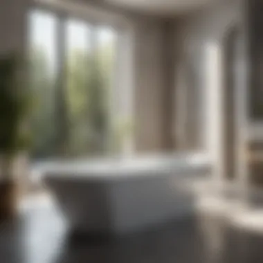 Elegant Clarke Bathtub Elegant Clarke bathtub showcasing modern design