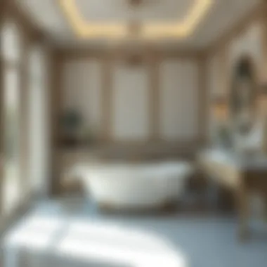 Opulent Bath Retreat Luxurious bathroom featuring a freestanding tub and contemporary fixtures