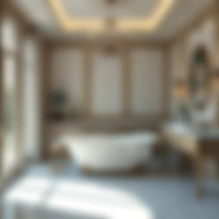 Opulent Bath Retreat Luxurious bathroom featuring a freestanding tub and contemporary fixtures