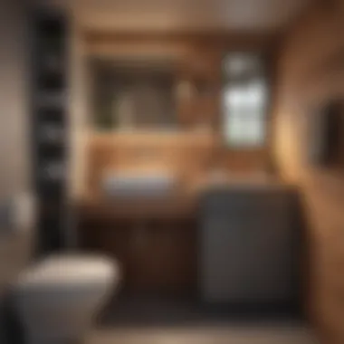Smart Storage in Tiny House Bathrooms Innovative storage solutions in a compact bathroom
