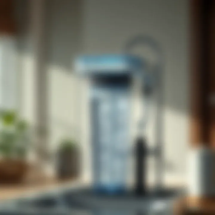 Advanced water filtration system showcasing multi-stage filtration