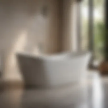 Customization Elegance of Pearl Bathtub A beautifully designed Pearl Hydromassage Bathtub with customization options