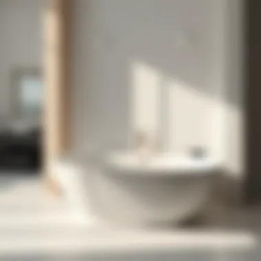 Stylish Minimalist Freestanding Bath Stylish freestanding bath with minimalist decor
